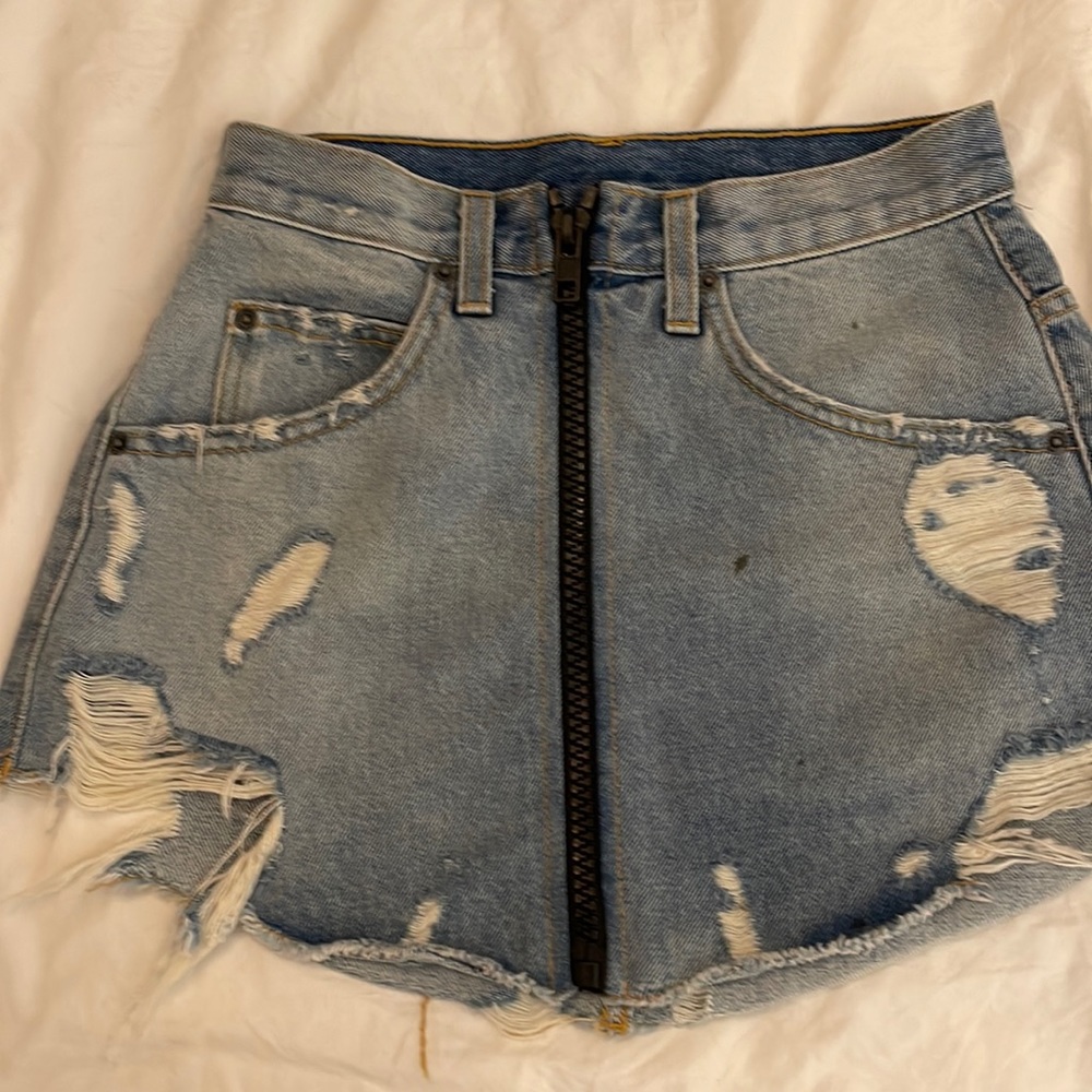 Carmar jean skirt